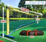 Zdgao Pickleball Set with 4 Paddles and Net