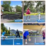 Zdgao Pickleball Set with 4 Paddles and Net