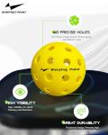 Warping Point Outdoor Pickleball Balls - 4 Pack