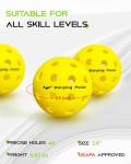 Warping Point Outdoor Pickleball Balls - 4 Pack