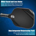 GARYE USAPA Approved Pickleball Paddles Set with Balls