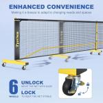 TYRSEN Portable Pickleball Net Set with Accessories