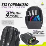 JOOLA Vision II Deluxe Pickleball Backpack - Black
