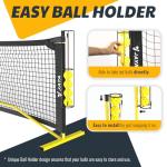 JAYA Portable Pickleball Net with Unique Ball Holder