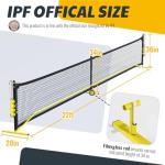JAYA Portable Pickleball Net with Unique Ball Holder