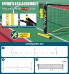 Portable Pickleball Net Set with Ball Collector