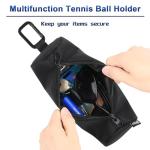 Portable Pickleball Ball Storage Bag with Hook