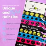 No-Crease Hair Ties for Pickleball Players