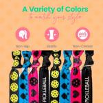 No-Crease Hair Ties for Pickleball Players