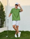 Funny Men's Short Sleeve Dry Fit Golf Polo - Pickles