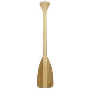 Lightweight 2.5' Wooden Canoe Paddle with Grip