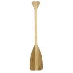 Lightweight 2.5' Wooden Canoe Paddle with Grip