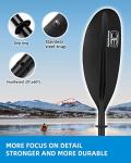 OceanBROAD 90.5in Alloy Kayak Paddle with Leash