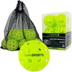 Lumi SPORTS 12-Pack Outdoor Fluorescent Pickleball Balls