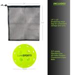 Lumi SPORTS 12-Pack Outdoor Fluorescent Pickleball Balls