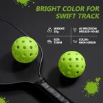 Arewyt Neon Green Pickleball Balls 6 Pack