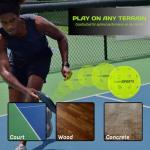 Lumi SPORTS 12-Pack Outdoor Fluorescent Pickleball Balls