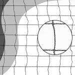 A11N Portable 11ft Pickleball Half Court Net