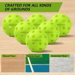 Arewyt Neon Green Pickleball Balls 6 Pack