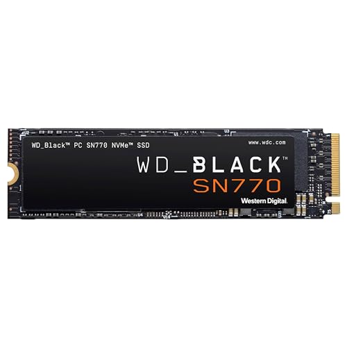WD Black SN770 Gen4 NVMe SSD for Gamers