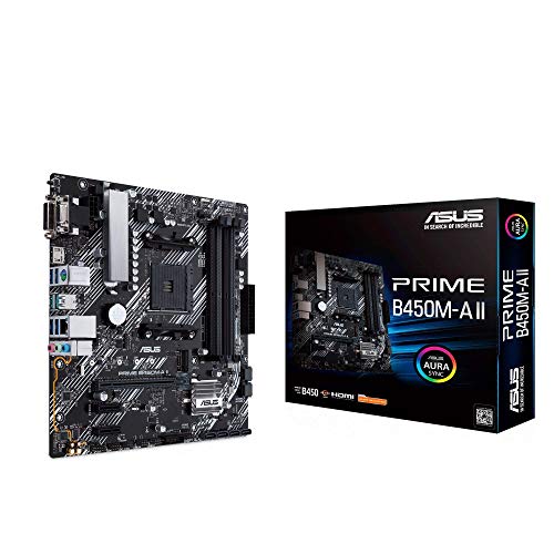 ASUS Prime B450M-A II Micro ATX Motherboard