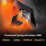 GEEKOM A8 Mini PC with Ryzen 7, 32GB RAM