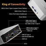 GEEKOM A8 Mini PC with Ryzen 7, 32GB RAM