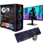 Veno Scorp Gaming PC Bundle with NeonZilla Case