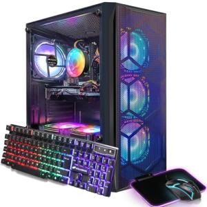 STGAubron High-Performance Gaming Desktop PC