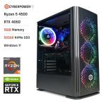 CyberpowerPC Wyvern Gaming PC - Ryzen 5, RTX 4060