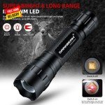 Rechargeable 850nm Infrared LED Flashlight for Night Vision