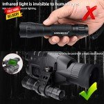 Rechargeable 850nm Infrared LED Flashlight for Night Vision