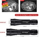 Rechargeable 850nm Infrared LED Flashlight for Night Vision