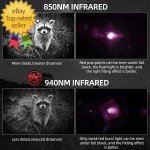 Rechargeable Mini Infrared 850nm LED Flashlight