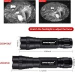 Rechargeable 850Nm IR Flashlight for Night Vision