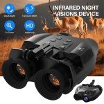 Head-Mounted Digital Infrared Night Vision Goggles Binoculars for 100% Darkness