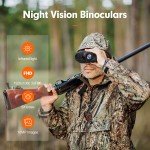 4K Night Vision Goggles 850nm Infrared Binoculars Picture Video Record Hunting