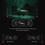 Mileseey Rechargeable Night Vision Hunting Goggles