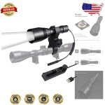 850nm Infrared Zoomable Night Vision Flashlight