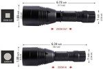 850nm Infrared Zoomable Night Vision Flashlight