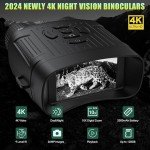 Infrared Night Vision Binoculars for Total Darkness