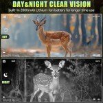 Infrared Night Vision Binoculars for Total Darkness