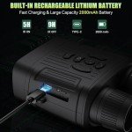 Infrared Night Vision Binoculars for Total Darkness