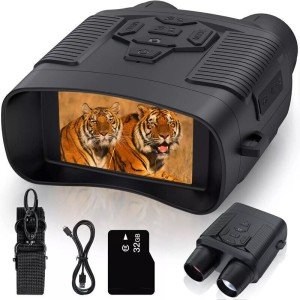 Infrared Night Vision Binoculars for Total Darkness