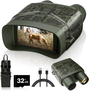 Infrared Night Vision Digital Binoculars for Surveillance