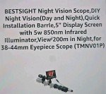 Night Vision Rifle Scope with Infrared Camera