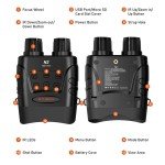 Infrared Night Vision Binoculars for Total Darkness
