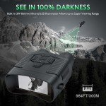 Infrared Night Vision Binoculars for Total Darkness
