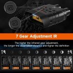 Infrared Night Vision Binoculars for Total Darkness