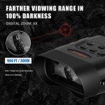 Infrared Night Vision Binoculars for Total Darkness